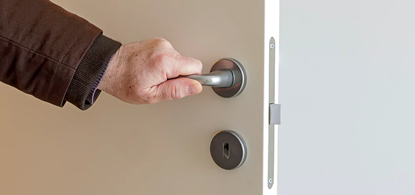 Restroom Locks Privacy Bolt Installation in Corona, California